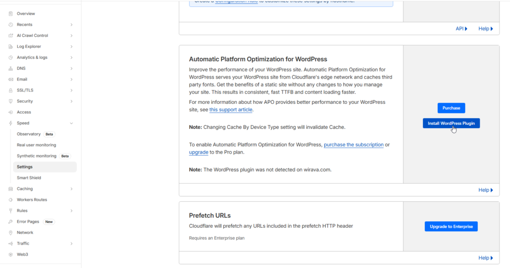 Стартиране на CloudFalre APO - wirava.com